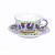 Tea cup&saucer - decor GALLETTO BLU (43/B.blu)